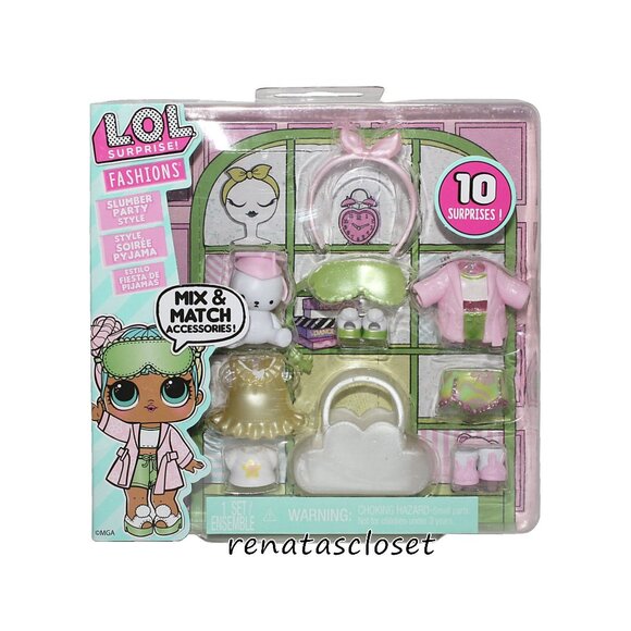 L.O.L Surprise! 10-pc Mix & Match Accessories Set - Slumber Party NWT/NIP - Picture 1 of 7